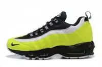 basket nike air max 95 homme vert noir